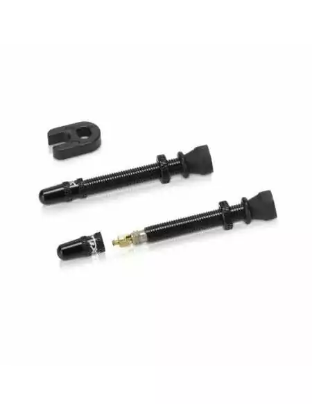 XLC PU-X09 2 ADAPTATEURS VALVE TUBELESS 45 mm ALUMINIUM MAXIMUM 9 mm