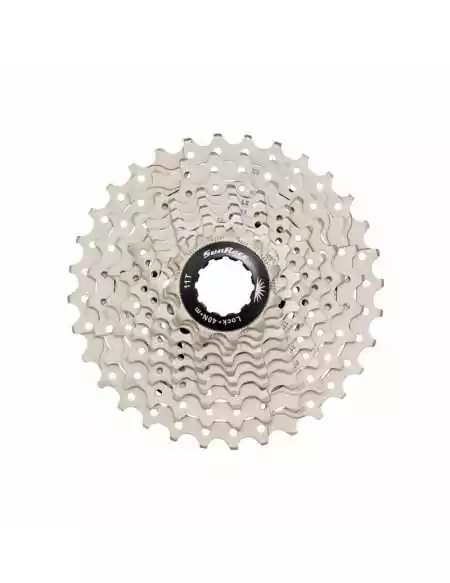 CASSETTE SUNRACE ACIER MÉTAL NOIRE 10V.(11-28)