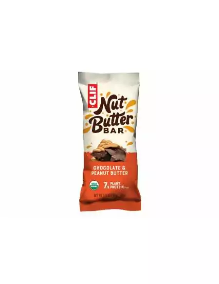 Barre énergétique clif chocolat beurre de cacahuète bio 50g