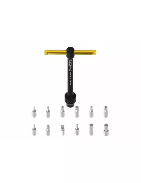 Coffret clé dynamométrique lezyne torque drive noir or