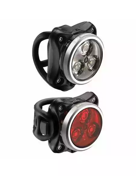 Éclairages avant et arrière lezyne zecto drive silver