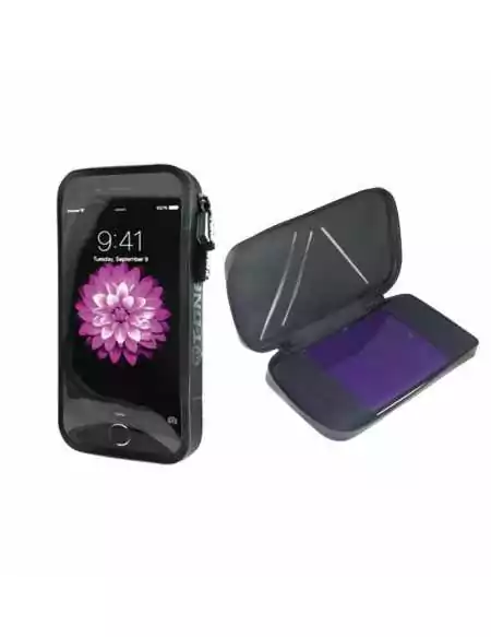 Housse smartphone t-one shell nylon noire 127x70x15 mm