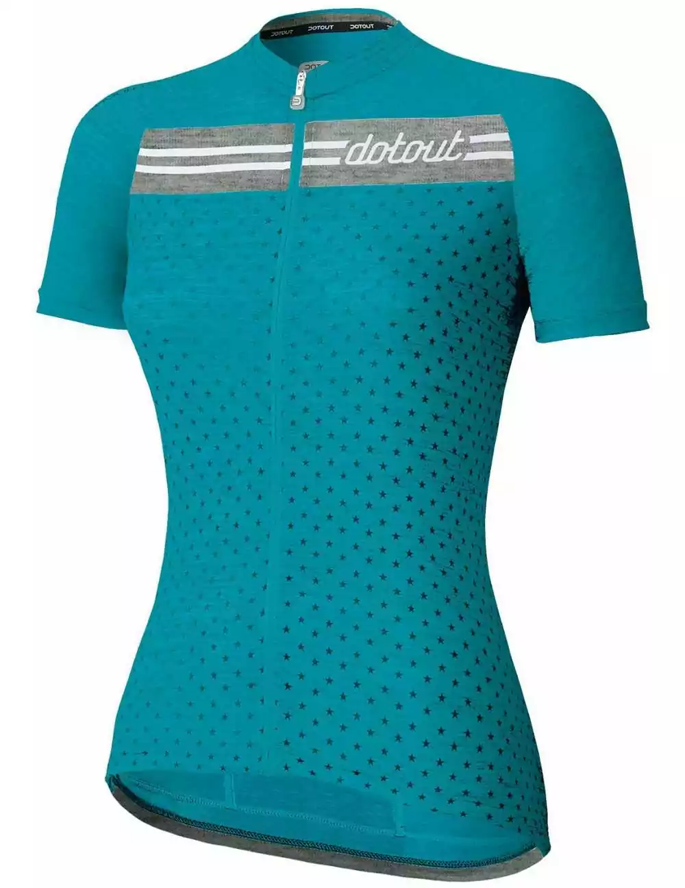 Maillot femme dotout stripe bleu gris etoiles