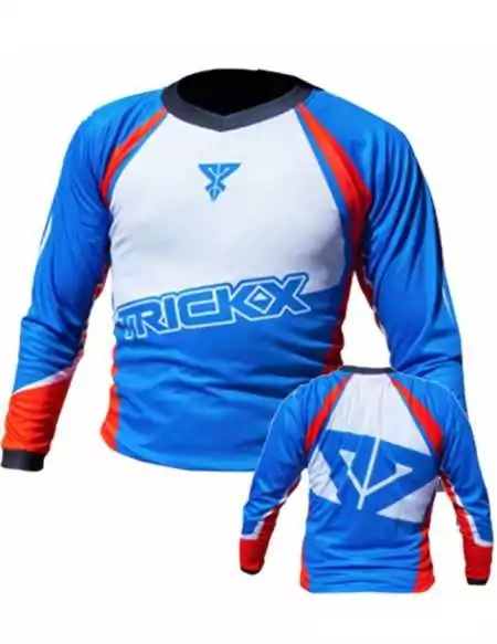 Maillot enfant trickx spike union jack bleu blanc rouge