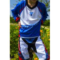 Maillot enfant trickx spike union jack bleu blanc rouge
