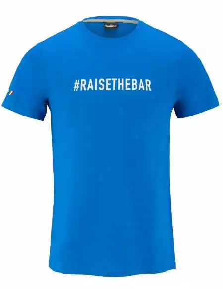 T-shirt wilier rasethebar wl308a bleu