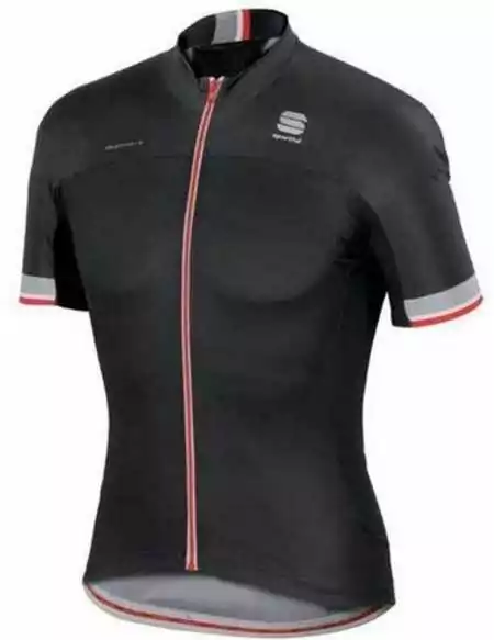 Maillot sportful bodyfit race noir gris rouge