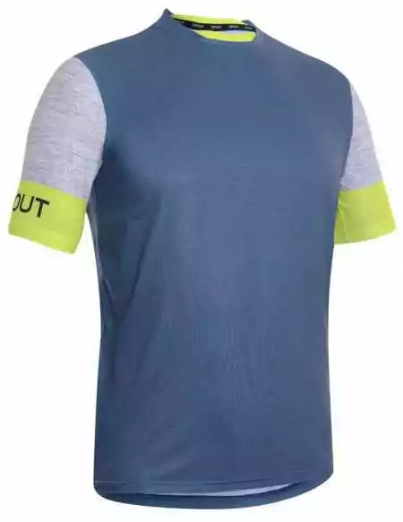 Maillot dotout hero bleu jaune gris