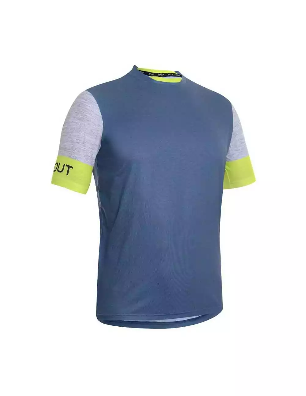 Maillot dotout hero bleu jaune gris