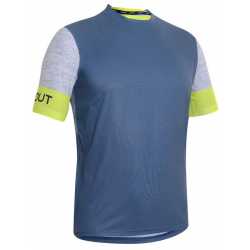 Maillot dotout hero bleu jaune gris