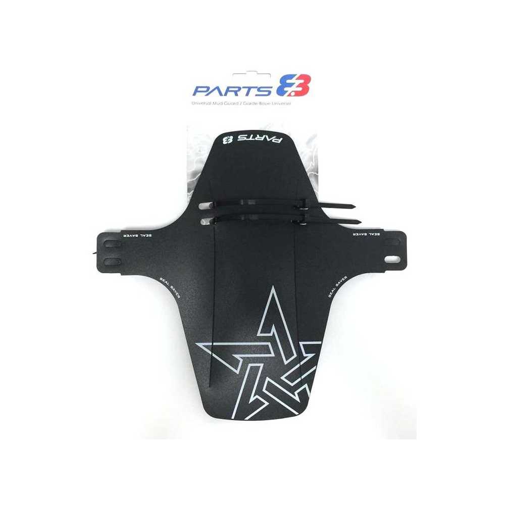 Garde-boue universel parts 8.3 noir blanc