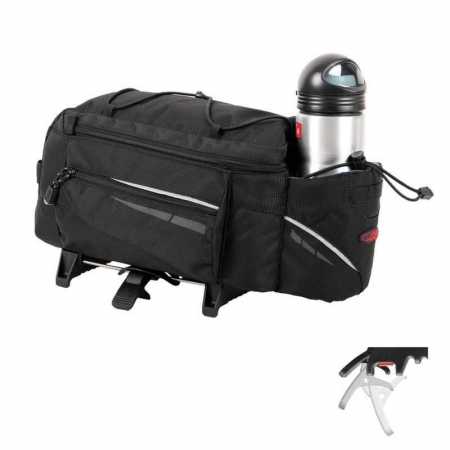 Sacoche au porte-bagage norco ohio active noire 7.5+0.75 litres (38x20x17 cm) attache topklip