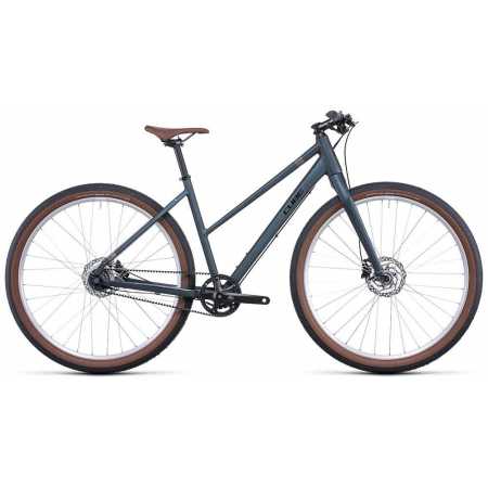 Vélo Urbain CUBE Hyde Pro Femme Deepblue´n´silver