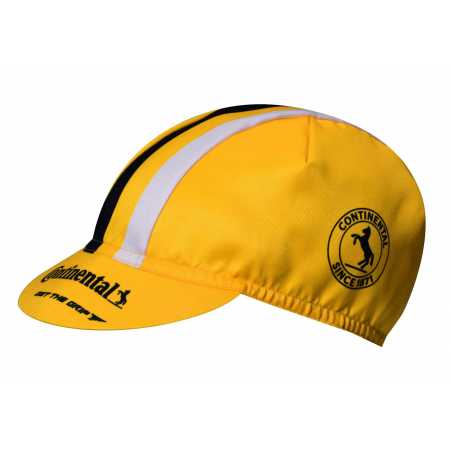 Race Cap CONTINENTAL Jaune Taille unique