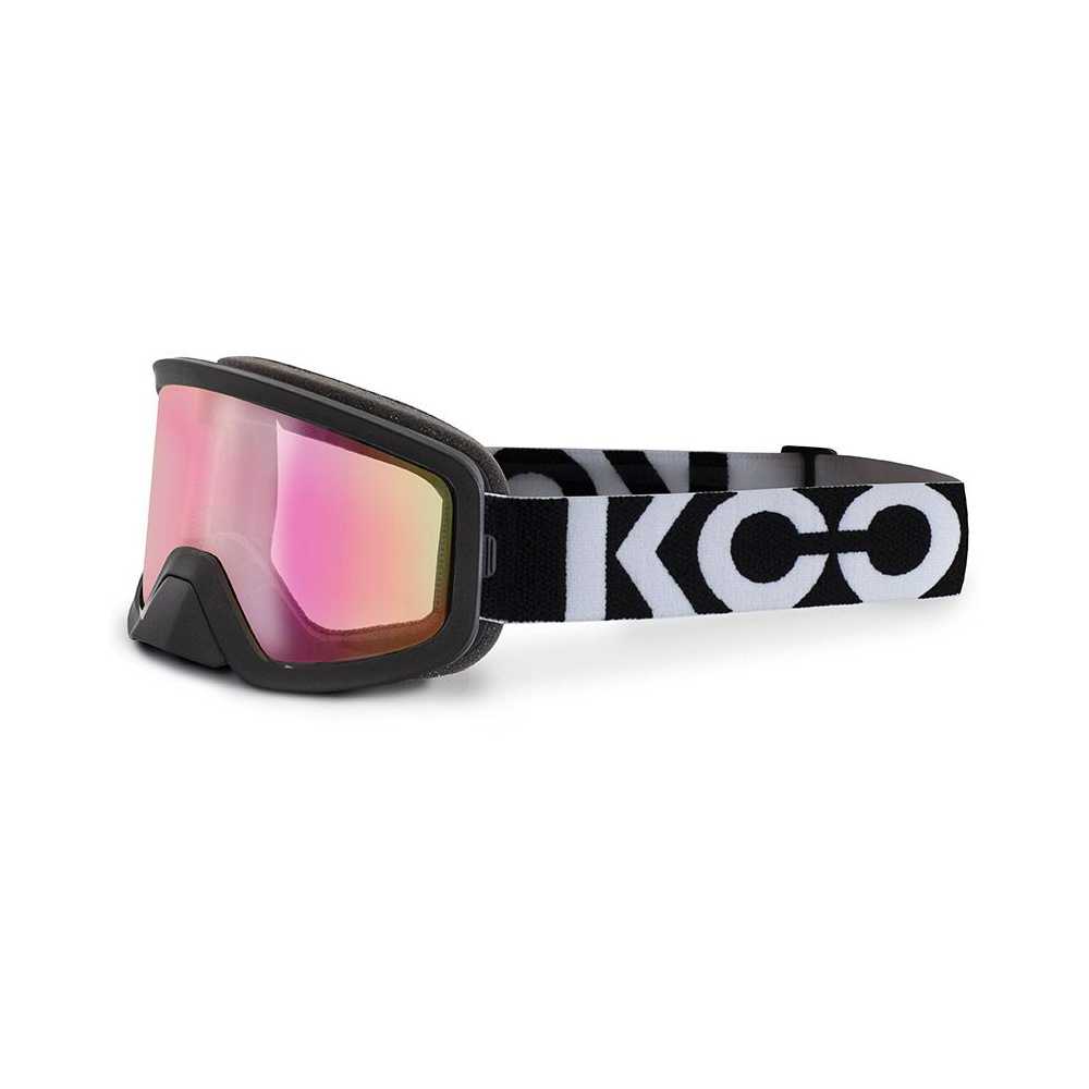 Masque KOO Edge Noir avec Ecran Zeiss Pink Mirror