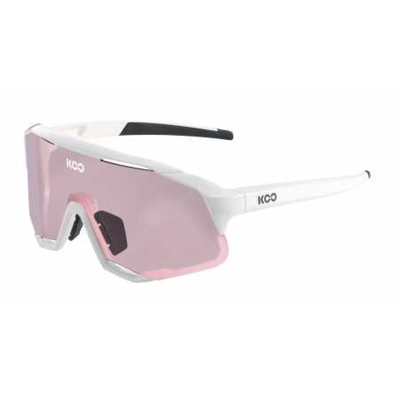 Lunettes KOO Demos Blanc avec verres Zeiss Rose