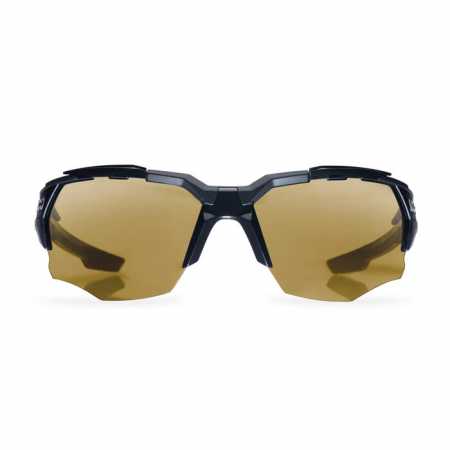 Lunettes KOO Orion Noir Mat avec verres Zeiss Bronze Miroir