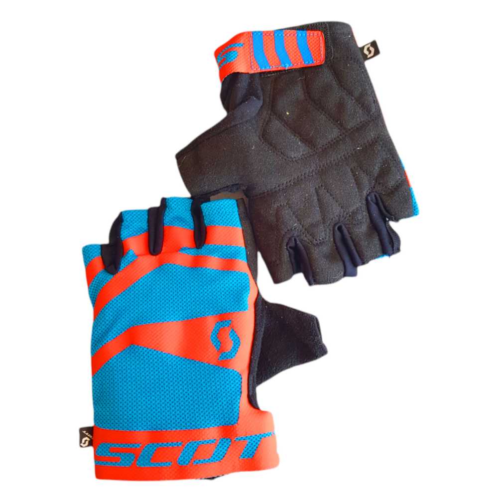 Gants été Court SCOTT Bleu Orange Fluo