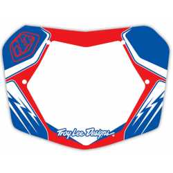 Plaque TLD Plate Pro Rouge Blanc Bleu