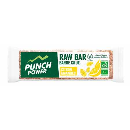 Barre énergétique Punch Power Raw Bar - Citron Amandes