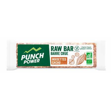 Barre énergétique Punch Power Raw Bar - Noisettes Cacao