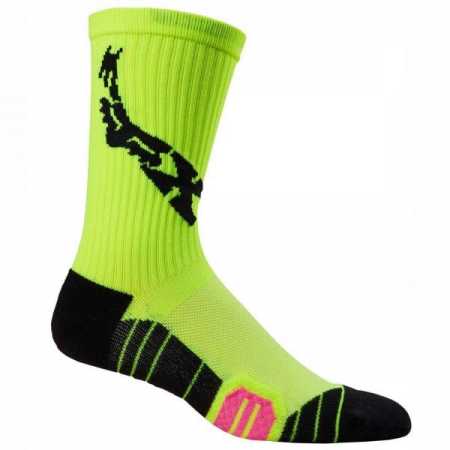 CHAUSSETTES FOX 8'' RANGER CUSHION LUNAR JAUNE FLUO