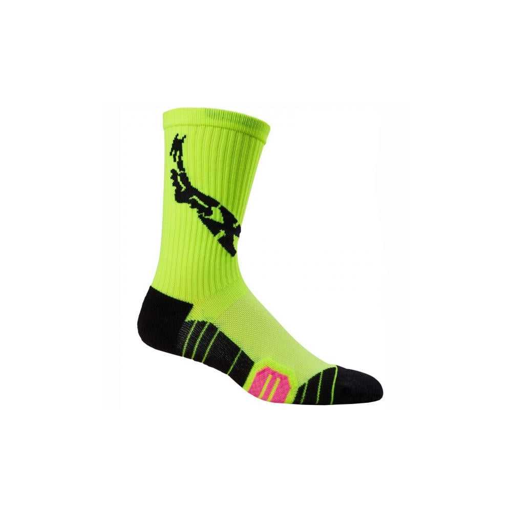 CHAUSSETTES FOX 8'' RANGER CUSHION LUNAR JAUNE FLUO