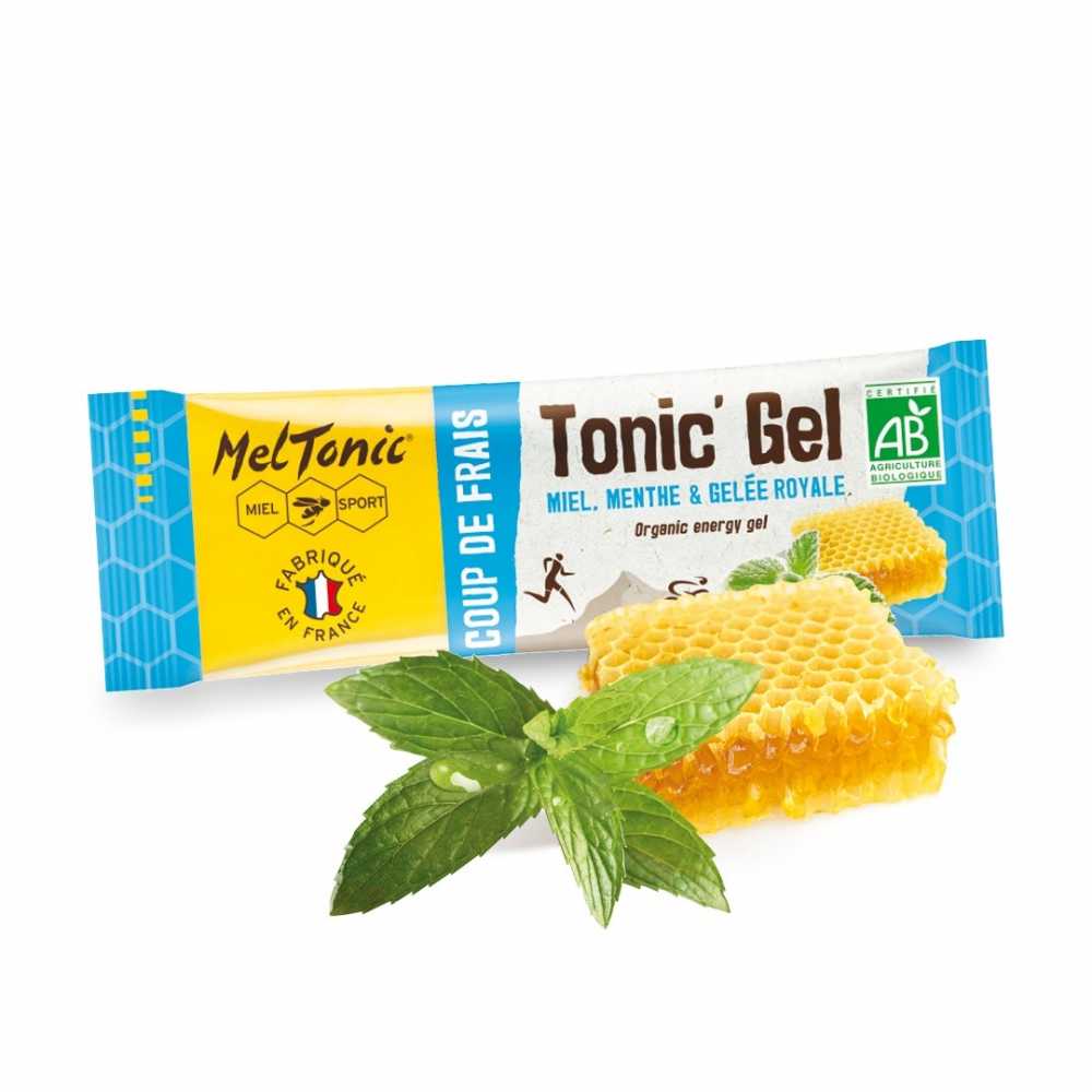 Gel énergétique MELTONIC Coup de frais bio Miel menthe gelée