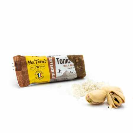 Barre énergétique MELTONIC bio Pistaches et fleur de sel