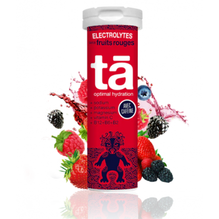 Pastilles hydratation TA Energy goût Fruits rouges / Caféine
