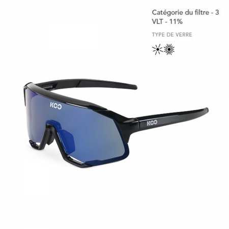 Lunettes KOO Demos Noir/Bleu