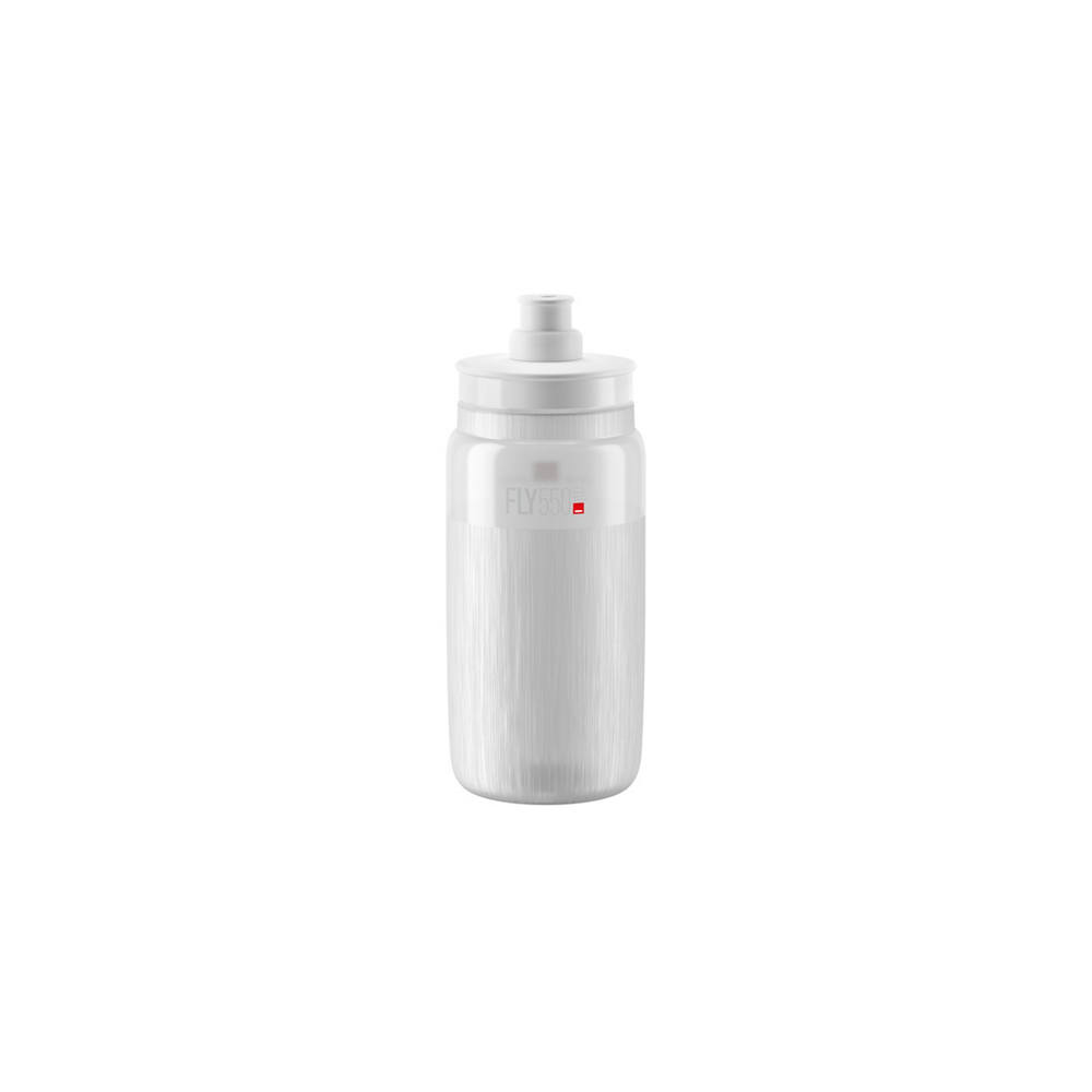 BIDON ELITE FLY TRANSPARENT LOGO GRIS 550 ml