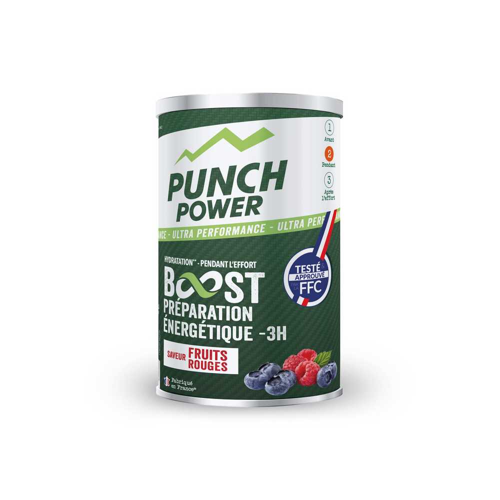 Boisson énergétique PUNCH POWER Boost -3h - Fruits Rouges