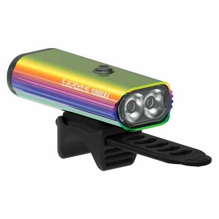 Éclairage avant lezyne lite drive 1000 xl Neo Metallic