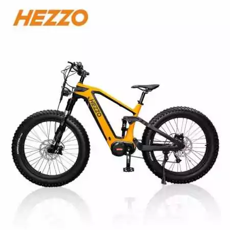 HEZZO-Vélo électrique tout-terrain en fibre de carbone, 9