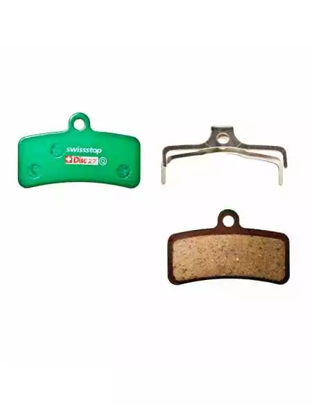 JEU DE PLAQUETTES DE FREIN ORGANIQUES SWISSTOP DISC 27