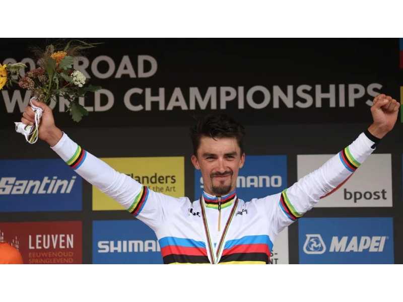 Championnats du monde : Julian Alaphilippe, un nom désormais dans la grande histoire